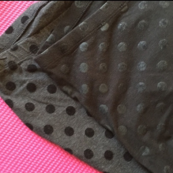 HUE Black Polka Dot Leggings 2 Pairs M - Picture 4 of 11